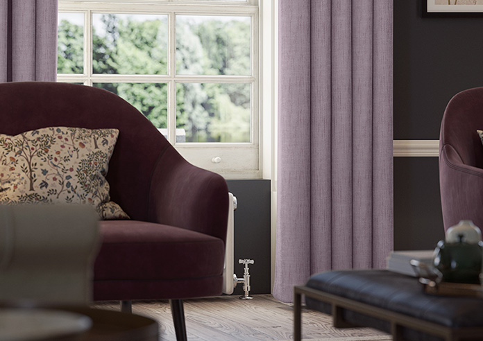 Rhea, Grape - Made to Measure Curtains - Image 5